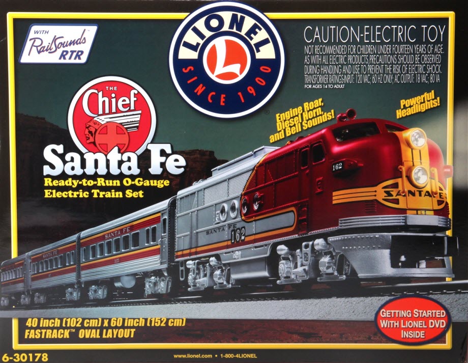 lionel santa fe freight train set